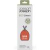 Joseph Joseph Eco IW9 Recycled Bin Liners, Kitchen/Bathroom Trash Bags, Tie Tape Drawstring, Extra Strong, 20-Pack, 10L/2.6 Gallons, Grey(13.2 gallons)
