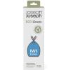Joseph Joseph Eco IW9 Recycled Bin Liners, Kitchen/Bathroom Trash Bags, Tie Tape Drawstring, Extra Strong, 20-Pack, 10L/2.6 Gallons, Grey(6.3 – 9.5 gallons)