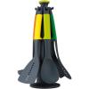 Joseph Joseph Elevate Carousel Nylon Kitchen Utensil Set with Rotating Storage Stand, 6-piece, Sky(Multicolor)