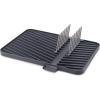 Joseph Joseph Flip-Up Drain Board with Foldable Dish Rack, One-size, Gray