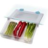 Joseph Joseph FridgeStore Egg Storage Caddy – Holds 12 Eggs, Easy-Access Handle and Wheels, BPA-Free Fridge Organizer(Fridge drawer)
