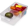 Joseph Joseph FridgeStore Egg Storage Caddy – Holds 12 Eggs, Easy-Access Handle and Wheels, BPA-Free Fridge Organizer(Large Bin)