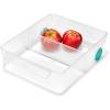 Joseph Joseph FridgeStore Egg Storage Caddy – Holds 12 Eggs, Easy-Access Handle and Wheels, BPA-Free Fridge Organizer(Large Caddy)