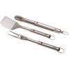 Joseph Joseph GrillOut 5-Piece Stainless Steel BBQ Utensil Set with Storage Case, Brush, Tongs, Turner & Fork, Retractable for compact storage, Easy-clean(3 piece)