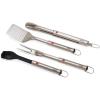 Joseph Joseph GrillOut 5-Piece Stainless Steel BBQ Utensil Set with Storage Case, Brush, Tongs, Turner & Fork, Retractable for compact storage, Easy-clean(5 piece)