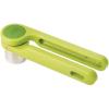 Joseph Joseph Helix Potato Ricer Masher Ergonomic Twist-Action Hand Manual Stainless Steel For Mashed Potato, Vegetable Purees, Stainless Steel, White(Green)