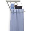Joseph Joseph Orderly Belt, Tie & Scarf Hanging Rail, Closet Wardrobe Accessory Organizer, 4 Rails Rack Storage, 2 Belt Hooks(Belt  Tie  Scarf Rail)