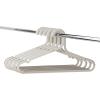 Joseph Joseph Orderly Set of 2 Easy-Grip Pant Hangers, One Clip Design, for Pants and Skirts with Heavy-Duty Rotating Hook(Standard)