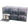 Joseph Joseph ShoeCase Premium Shoe & Sneaker Storage Box Organizer with Slide-Out Shoe Tray, 6 Pack(6 pack)