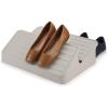 Joseph Joseph Shoe-In 2-Tier Space-saving Shoe Rack Organiser, holds up to 6 pairs, Ecru(Large)
