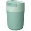 Joseph Joseph Sipp™ Travel Coffee Mug with Flip-top Cap – 340 ml (12 fl. oz) – Blue(Green)