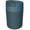 Joseph Joseph Sipp™ Travel Coffee Mug with Flip-top Cap – 340 ml (12 fl. oz) – Coral(Blue)