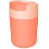 Joseph Joseph Sipp™ Travel Coffee Mug with Flip-top Cap – 340 ml (12 fl. oz) – Coral(Coral)