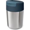 Joseph Joseph Sipp™ Travel Coffee Mug with Flip-top Cap – 340 ml (12 fl. oz) – Coral(Stainless Steel)