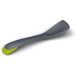 Joseph Joseph – Uni-tool 5-in-1 Silicone Kitchen Utensil, Slotted Spoon, Turner, Cutting Tool, Solid Spoon and Spatula in one- Grey(Gray)