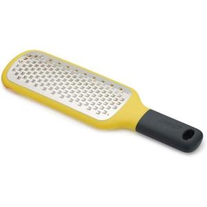 Joseph Joseph 20169 GripGrater Paddle Grater with Easy-grip Handle, Coarse Stainless-Steel Blades, Yellow(Coarse grater)