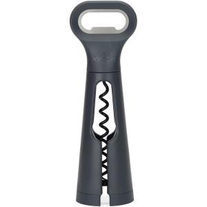 Joseph Joseph BarStar 3-in-1 Corkscrew, Bottle opener & foil cutter, Space Saving design, Gray(Corkscrew)