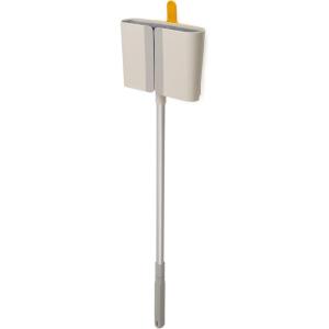 Joseph Joseph CleanTech Wall-Mounted Indoor Dustpan & Brush Set with Dust-Shield Compact, Clean Storage, Handheld Broom(Broom)