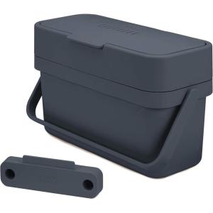 Joseph Joseph Compo 4 Easy-Fill Compost Bin Food Waste Caddy with Adjustable Air Vent, 1 gallon / 4 liters, Stone(Graphite)