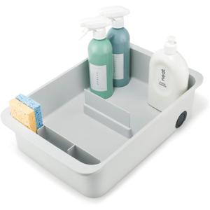 Joseph Joseph CupboardStore Large Easy-Access Wheeled Storage Caddy – Under-Sink Kitchen Organizer, Made from Recycled Plastic(Large)