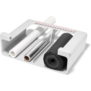 Joseph Joseph CupboardStore Large Under-Shelf Film, Foil, and Bag Organizer – Space-Saving Kitchen Storage, Made from Recycled Plastic(Large)