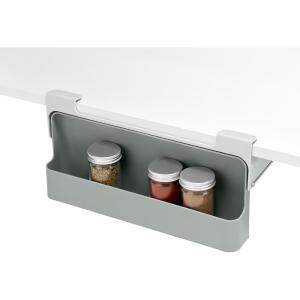 Joseph Joseph CupboardStore Under-Shelf Storage Drawer – Space-Saving Kitchen Organizer, Made from Recycled Plastic(Spice Rack)