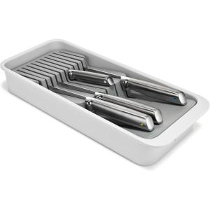 Joseph Joseph DrawerStore Expanding Utensil and Gadget Organizer, Expandable Tray for Kitchen Drawer, Recycled Plastic(Knife Organizer)