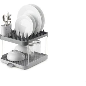 Joseph Joseph Duo Compact Dish Rack – Grey(2-Tier)