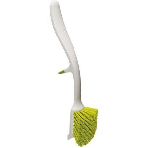 Joseph Joseph Edge Dish Brush with Integrated Sink Rest, Green(Green)