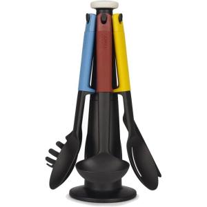 Joseph Joseph Elevate Carousel 6-Piece Utensil Set with Rotating Storage Stand, One Size, Multicolor