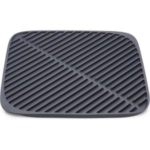 Joseph Joseph Flume Folding Draining Mat, Gray, Large(12.4″ x 12.4″)
