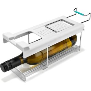 Joseph Joseph FridgeStore Egg Storage Caddy – Holds 12 Eggs, Easy-Access Handle and Wheels, BPA-Free Fridge Organizer(Bottle Holder)