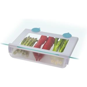 Joseph Joseph FridgeStore Under-Shelf Storage Drawer, One Size, Clear/Blue