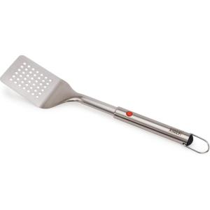 Joseph Joseph GrillOut Silicone BBQ Basting Brush with Stainless Steel Handle, High-Heat Resistant Bristles, Retractable for compact storage, Easy-Clean(Turner)