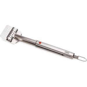Joseph Joseph GrillOut Silicone BBQ Basting Brush with Stainless Steel Handle, High-Heat Resistant Bristles, Retractable for compact storage, Easy-Clean(Turner Tongs)