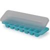 Joseph Joseph Flow – Easy-fill Ice-cube Tray with Lid, Stackable, Large 14 cube capacity (2-pack), Blue(1 Count (Pack of 1))