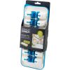 Joseph Joseph QuickSnap Ice Cube Tray with Cover Lid Easy-Release No-Spill Stackable Odor-Free Dishwasher Safe, Blue 13 x 5(Blue)