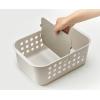 Joseph Joseph EasyStore – Bathroom essentials Storage Basket Organiser with Moveable Divider, Ecru, Large(Large (Pack of 1))