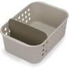 Joseph Joseph EasyStore – Bathroom essentials Storage Basket Organiser with Moveable Divider, Ecru, Large(Large (Pack of 1))