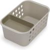 Joseph Joseph EasyStore – Bathroom essentials Storage Basket Organiser with Moveable tray, Ecru, Small(1 Count (Pack of 1))