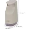 Joseph Joseph Slim Soap Dispenser, Compact and Stylish Design, 12.3oz Capacity, Ecru