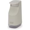 Joseph Joseph Slim Soap Dispenser, Compact and Stylish Design, 12.3oz Capacity, Ecru
