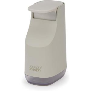 Joseph Joseph Slim Soap Dispenser, Compact and Stylish Design, 12.3oz Capacity, Ecru