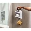 Joseph Joseph 70563 Capsule Shower Caddy 2-tier Compact Shower Shelf, White(2 Tier)