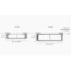 Joseph Joseph CupboardStore Under Shelf Storage Film, Foil and Bag Organizer, for Larger Rolls and Boxes, Fits Kitchen Units Over 13 in Wide, Large(Large)