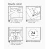 Joseph Joseph CupboardStore Under Shelf Storage Film, Foil and Bag Organizer, for Larger Rolls and Boxes, Fits Kitchen Units Over 13 in Wide, Large(Large)